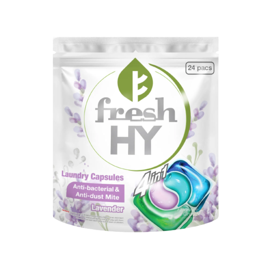 Fresh HY Laundry Anti Bacterial & Anti Dust Mite Capsules Lavender Flavor