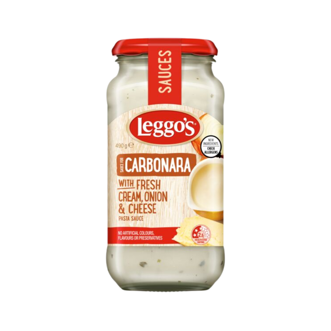 Leggo's Carbonara Fresh Cream Onion & Cheese Sauce