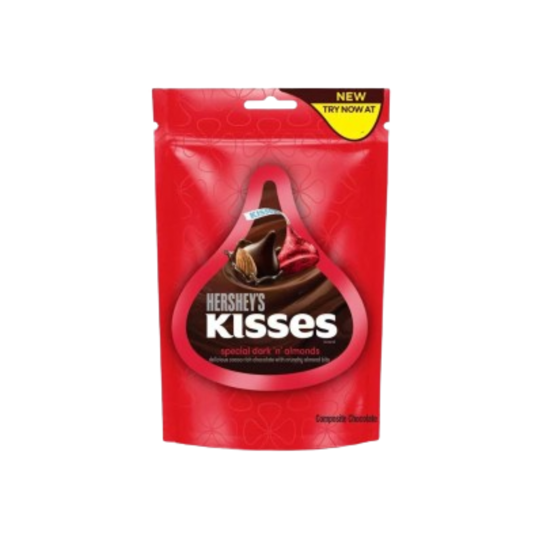 Hershey's Kisses Dark Almond Chocolates