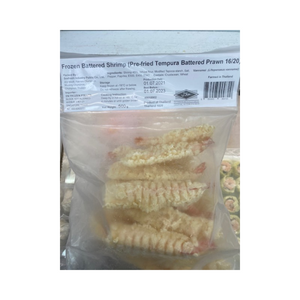 Frozen Battered Shrimp - Pre Fried Tempura Battered Prawn (16/20)