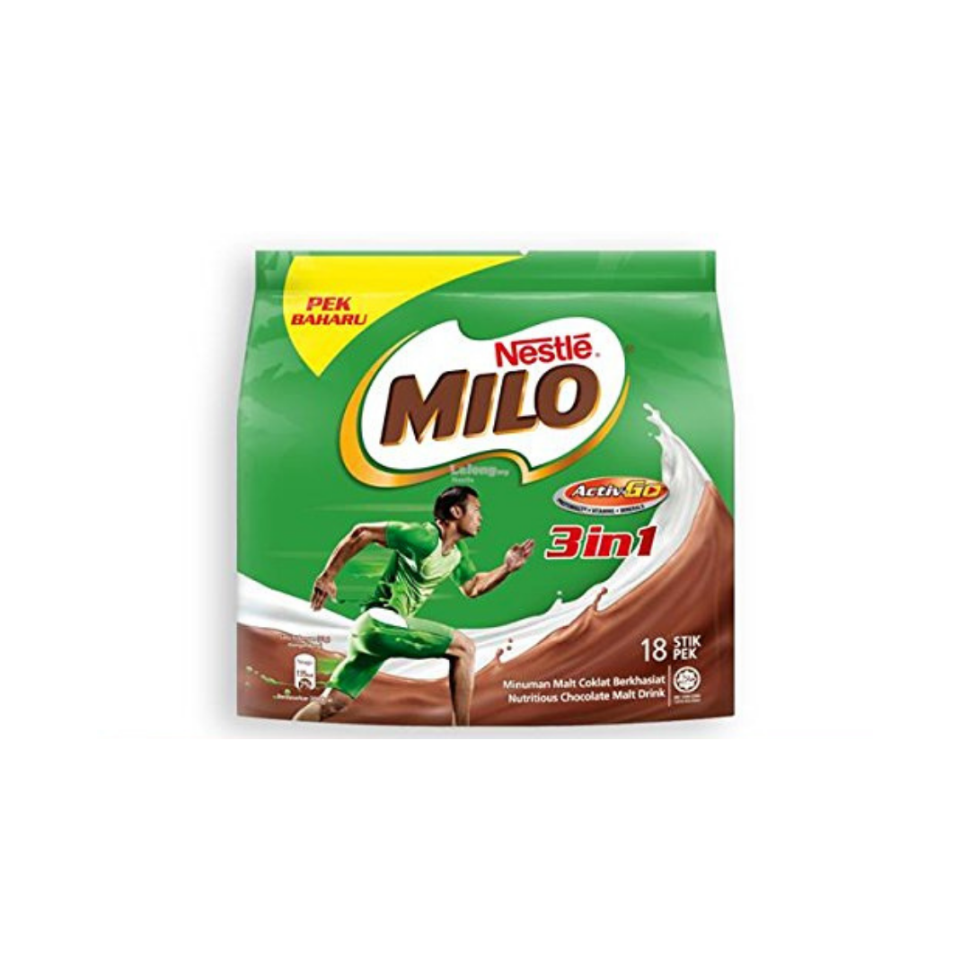 Milo Active Go Chocolate Malt 3in1 Powder
