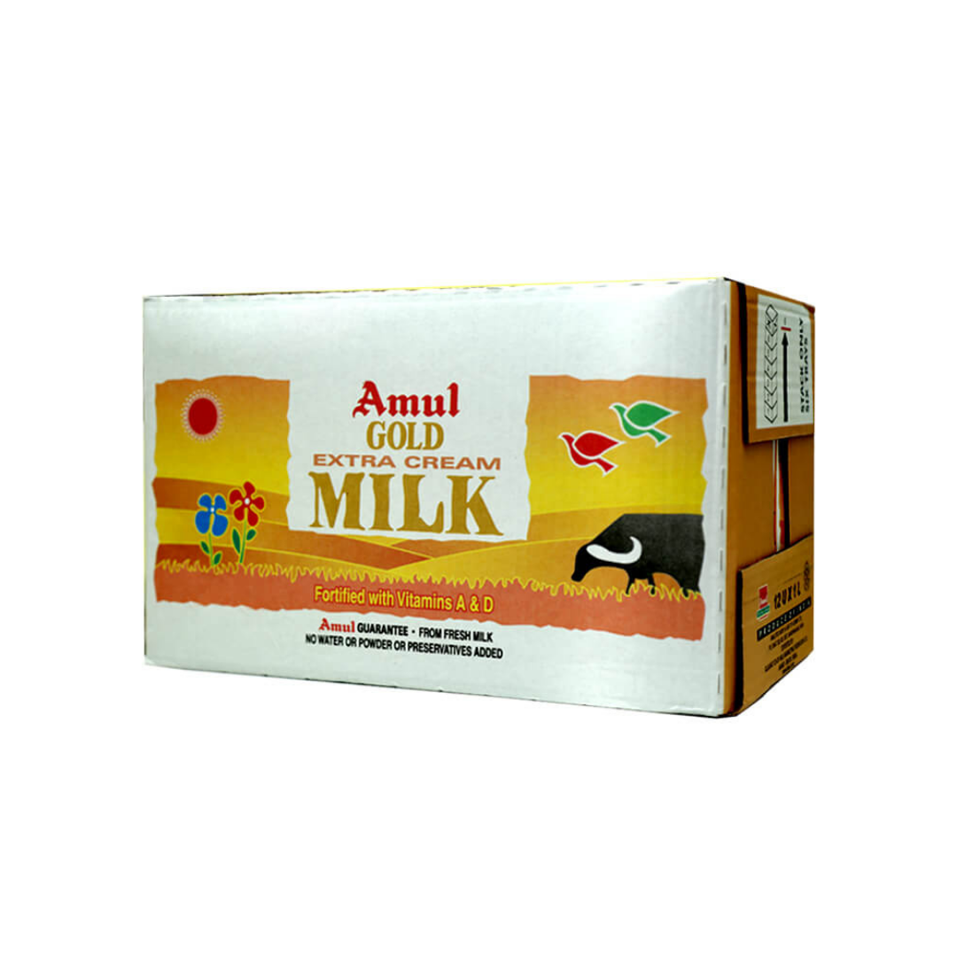 Amul Gold Extra Cream Milk - Carton