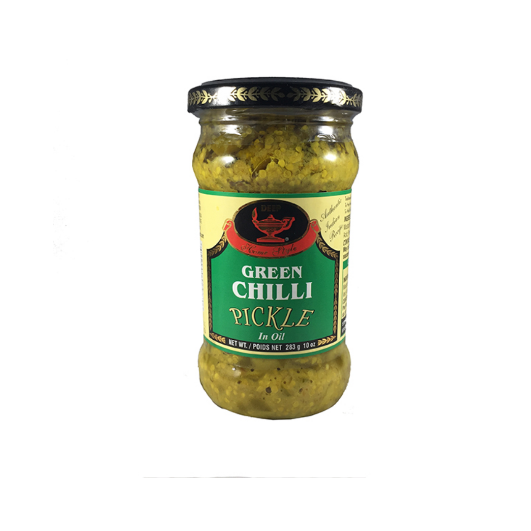 Deep Green Chili Pickle