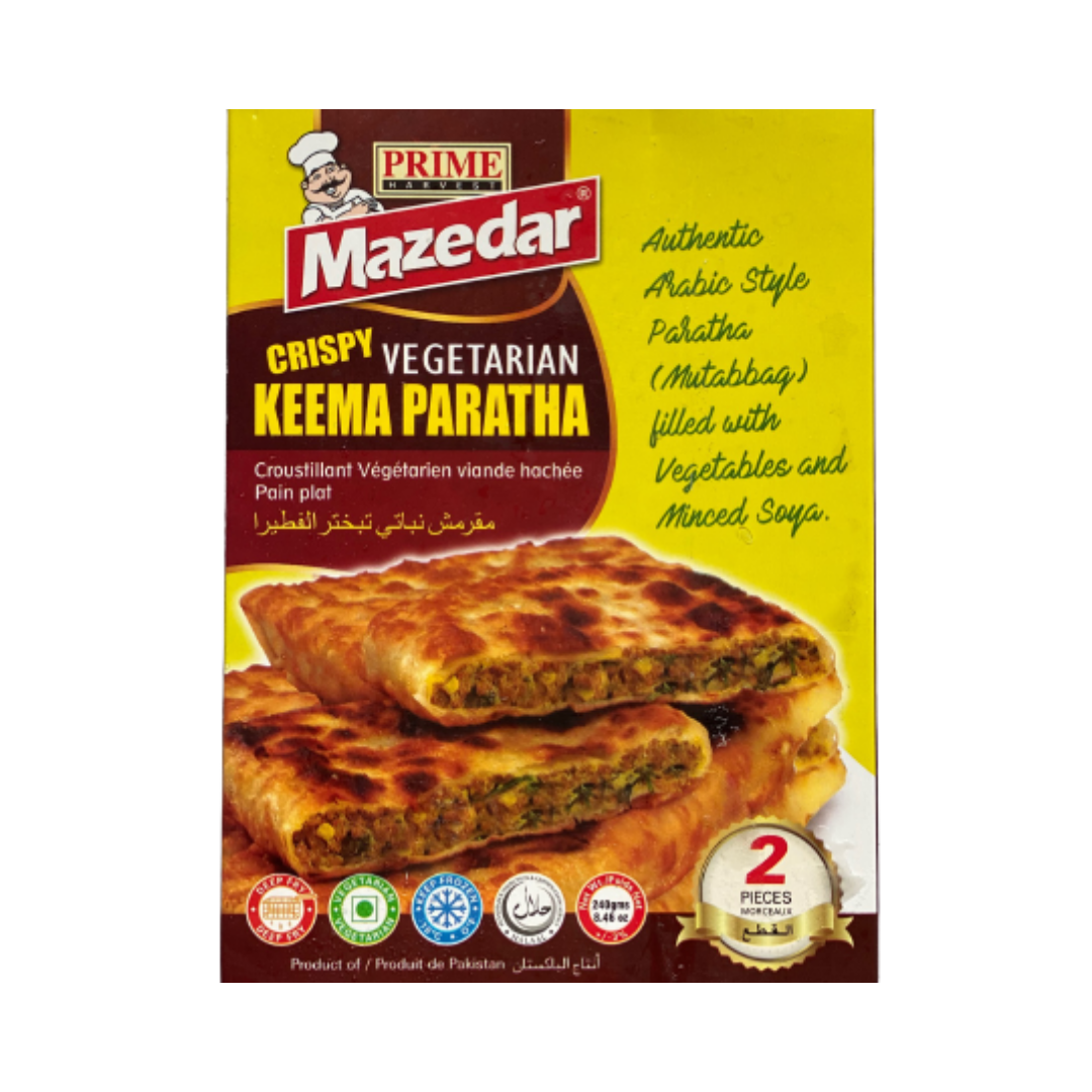 Mazedar Crispy Vegetarian Keema Paratha