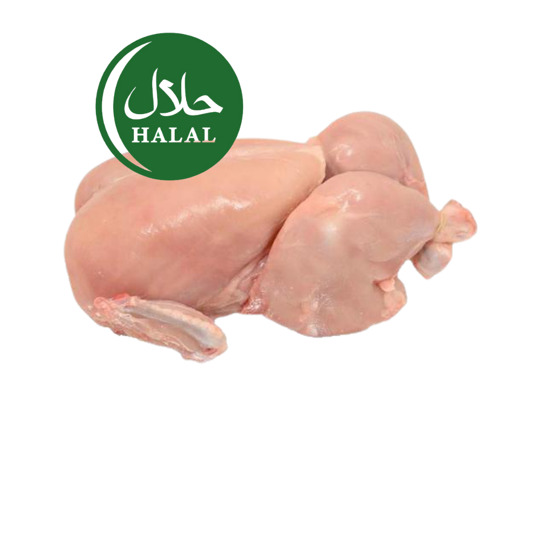 Fresh Skinless Kampong Chicken Whole
