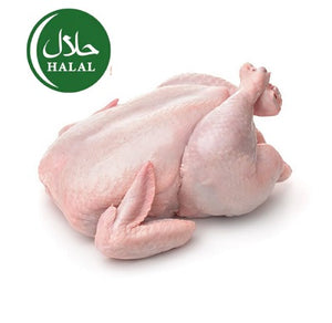 Fresh Whole Chicken with Skin (No Cut)